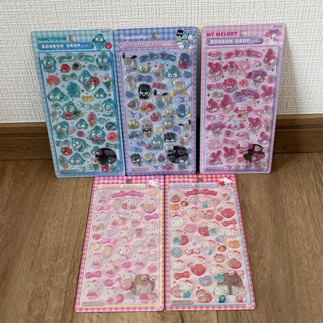 サンリオ 第二弾 ボンボンドロップシール 新品未開封