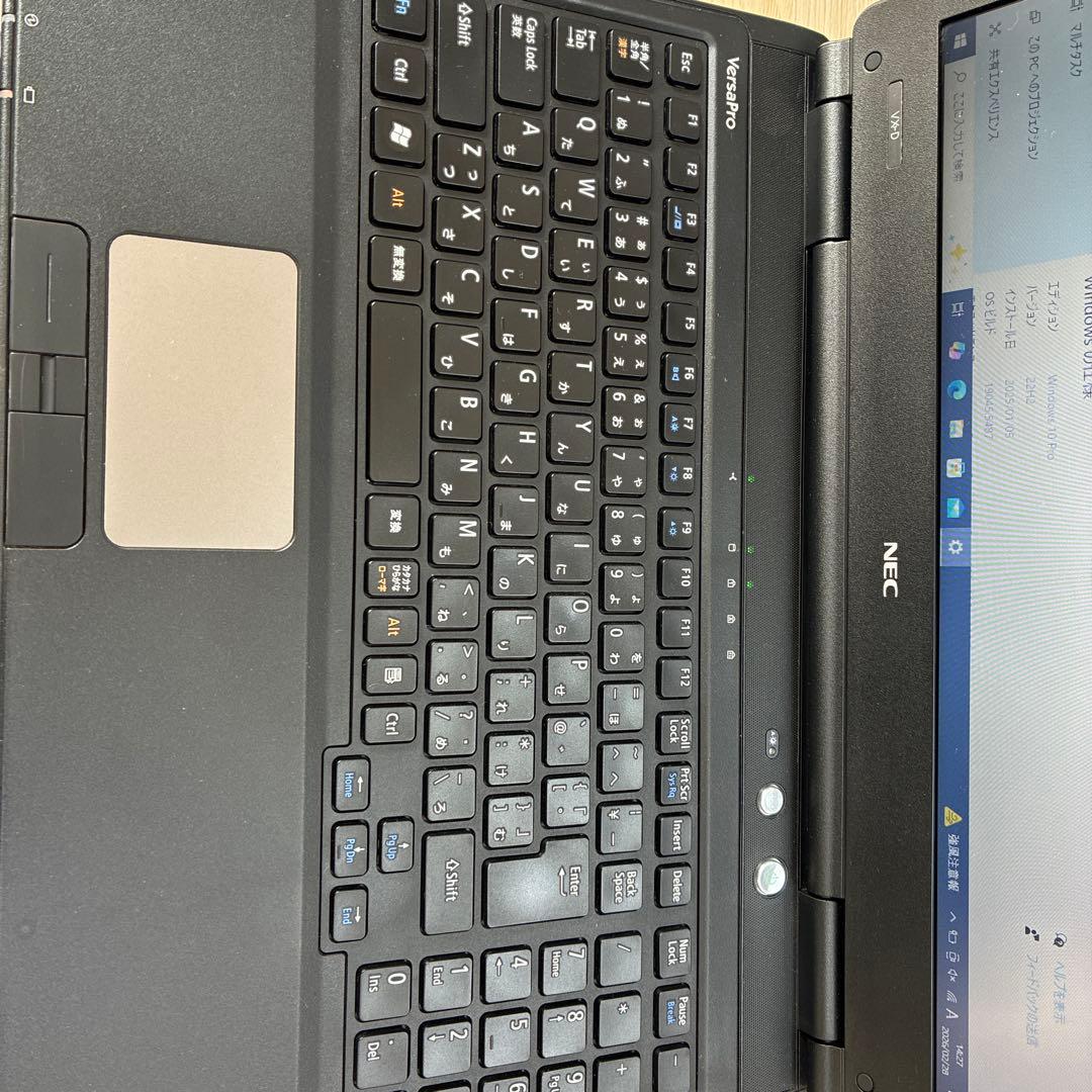 NEC VersaPro ノートPC｜SSD256GB｜メモリ8GB｜Core