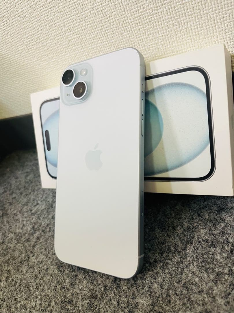 iPhone15 Plus 512GB 傷、割れ等無し　カバー箱付き　スマホ
