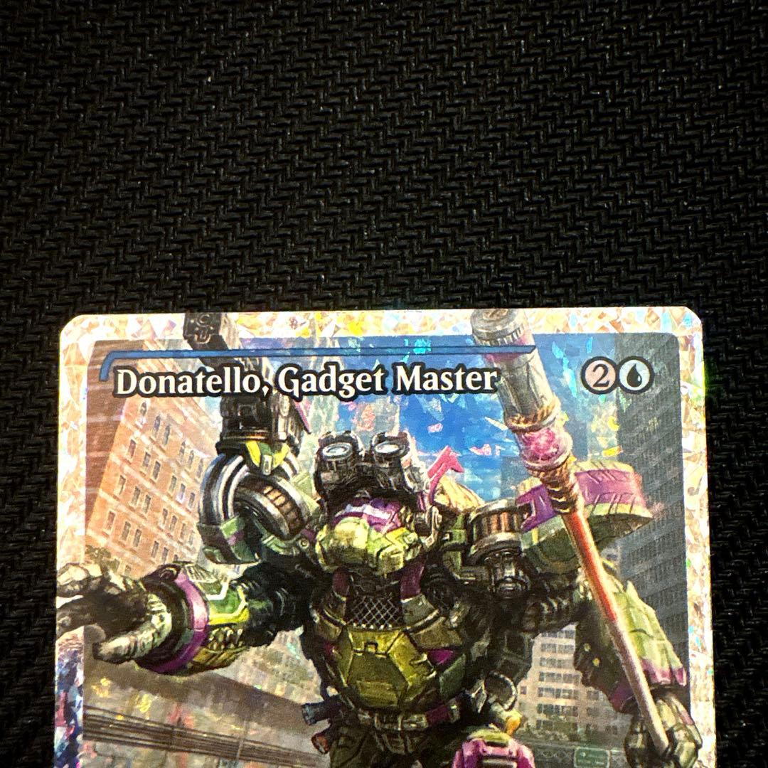 MTG タートルズ ガジェットマスター ドナテロ フラクチャーFoil 英語版