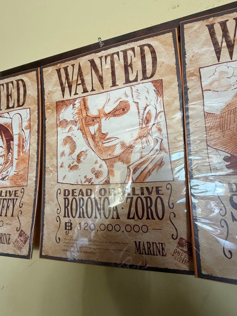 希少レア ONE PIECE展 2012 手配書ポスター 12種 セット
