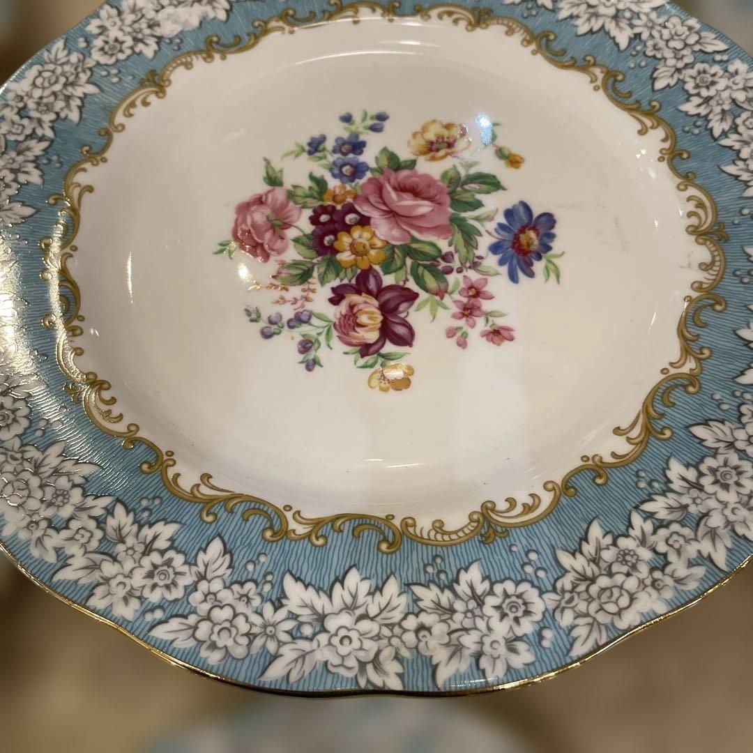 ロイヤルアルバート 花柄陶磁器皿 7点セット美品