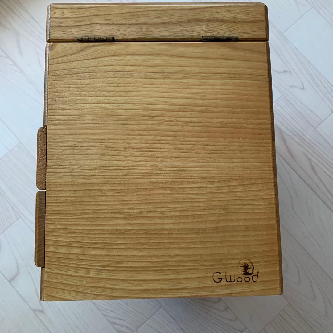 美品 木製ソーイングボックス 裁縫箱 大容量 GWOOD