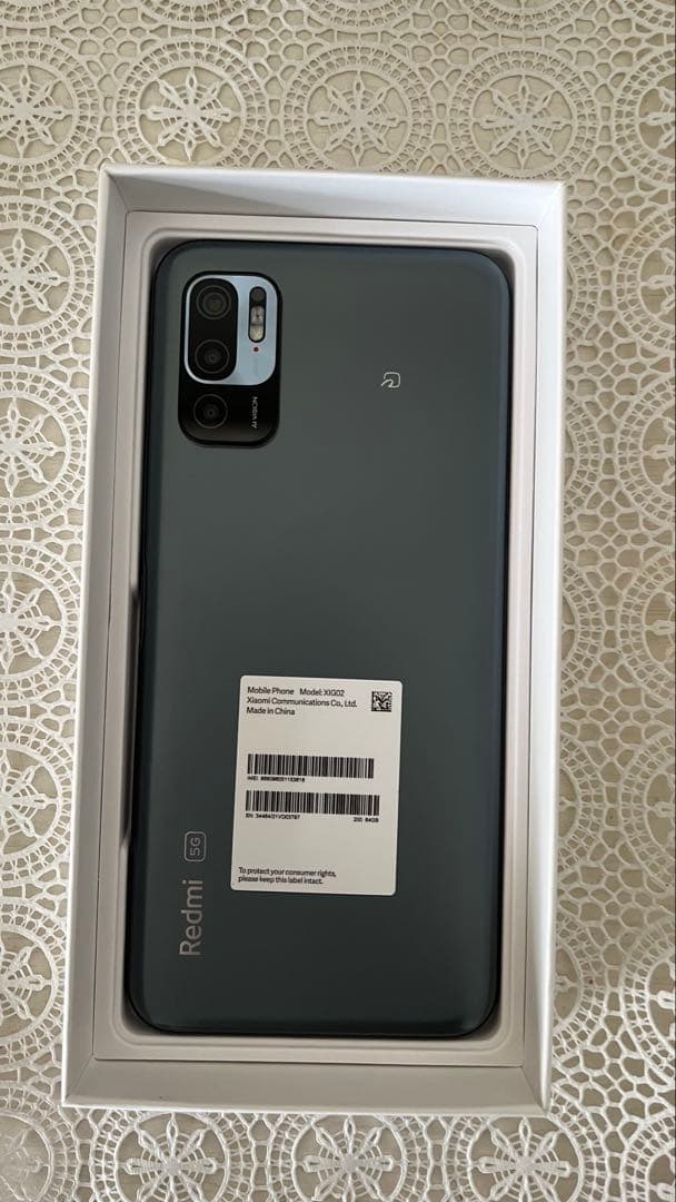 新品未使用Redmi Note 10 JE XIG02 クラファイトグレ-