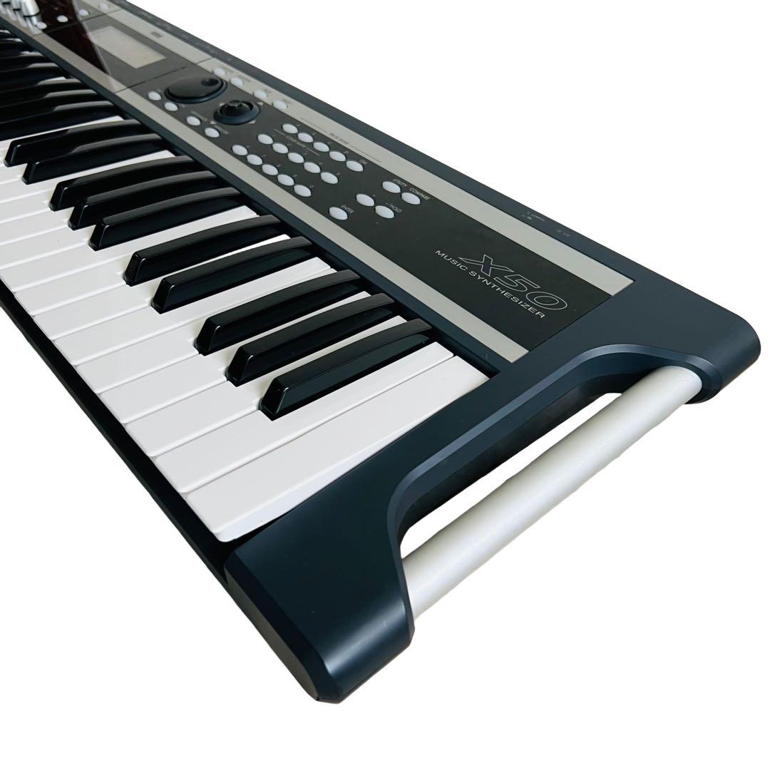 【美品】KORG コルグ X50 キーボード シンセサイザー 純正ソフトケース付