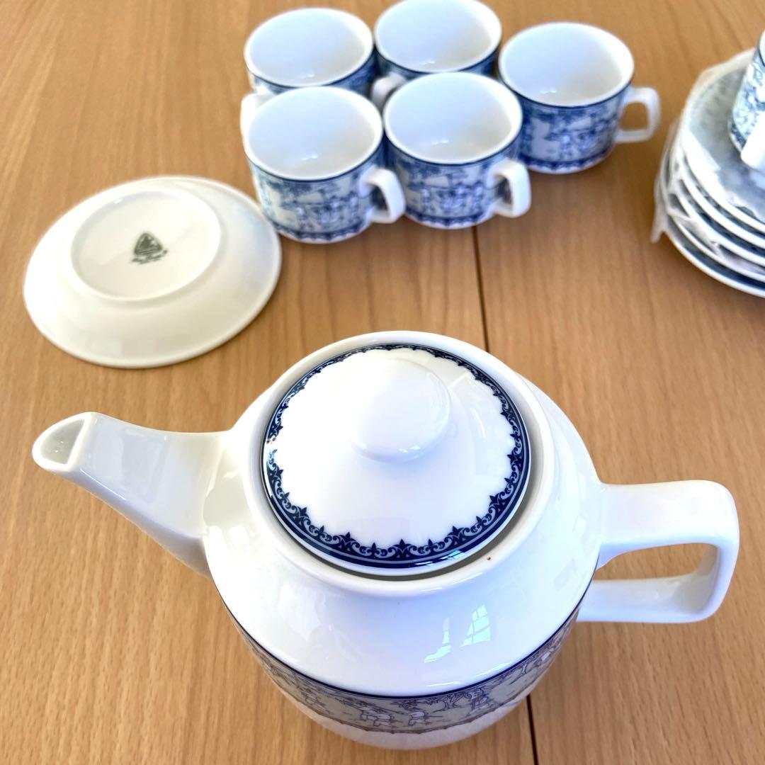 【新品未使用】ベトナム高級食器 ミンロン社　MINH LONG I ティーセット