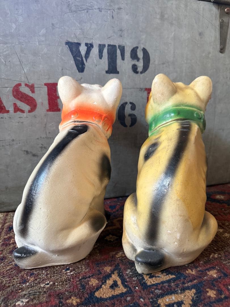 蔵*＊様 Vintage Chalkware Bulldog