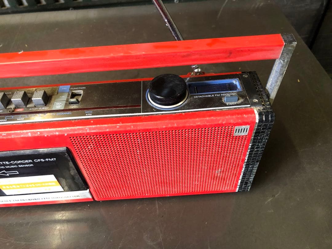 SONY レトロラジオ　ラジカセ　CFS-FM7 電源コードなし