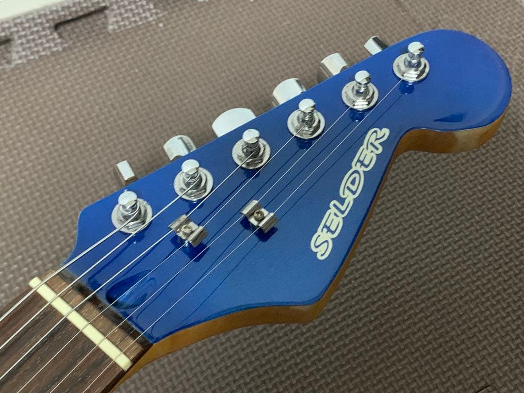 SELDER セルダー ストラトキャスター タイプ エレキギター 青 ブルー