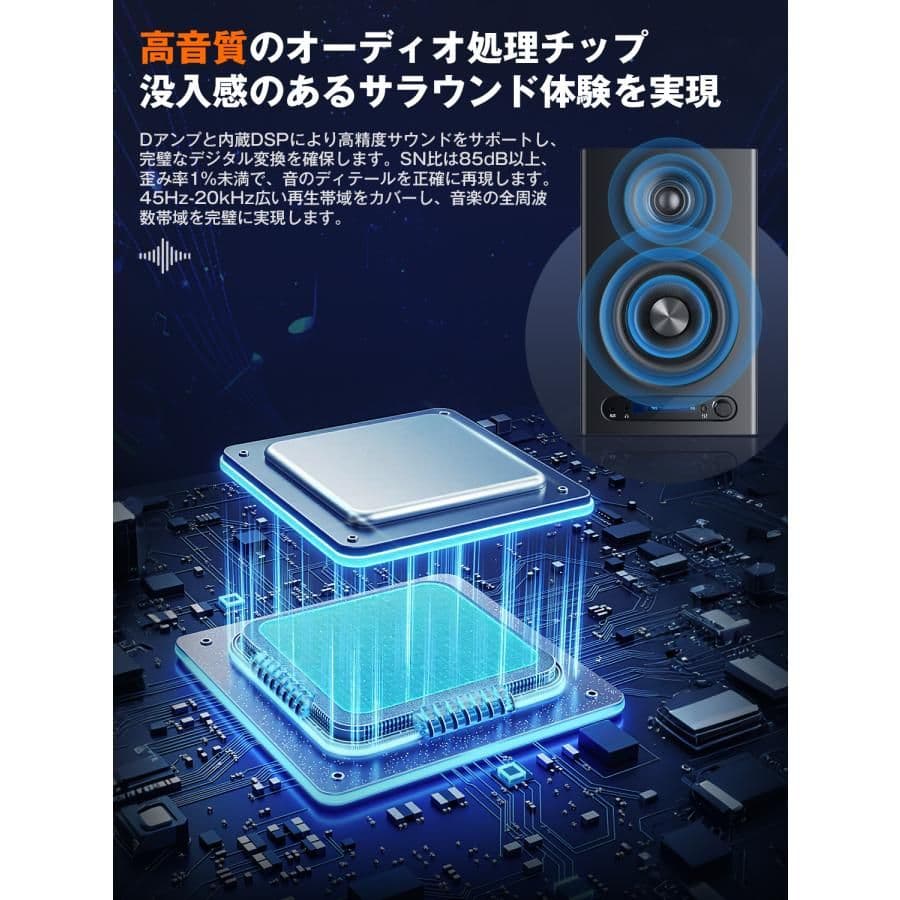 スピーカー Bluetooth 60W出力 /TRS/RCA/HDMI/AUX