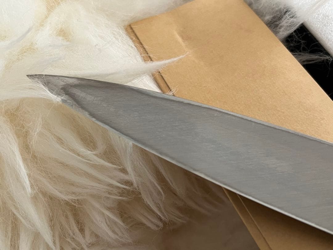 【新品未使用】高鳳 本焼 一尺 八角黒檀柄 鞘付 柳刃