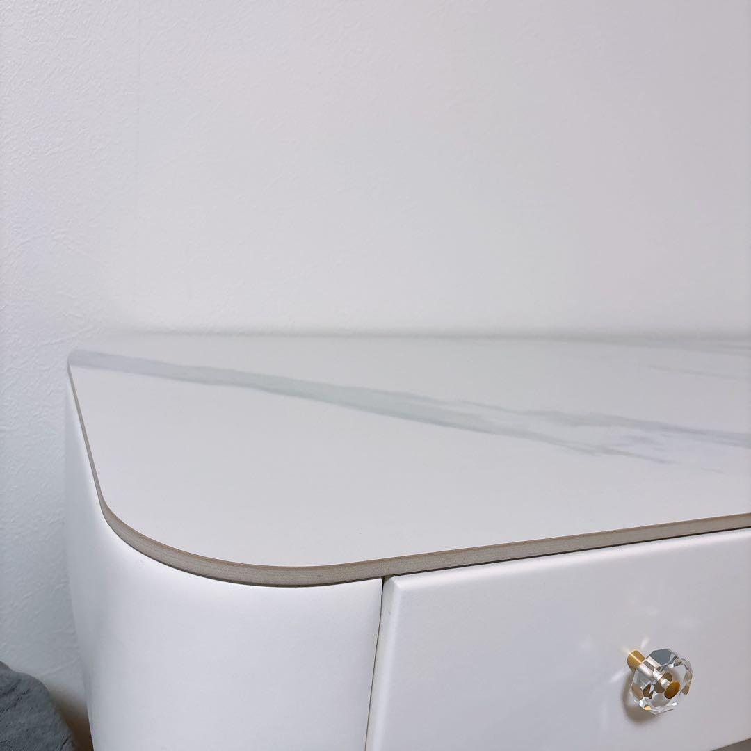 【完売品】モルトカリーナ ドレッサー ホワイト 鏡面