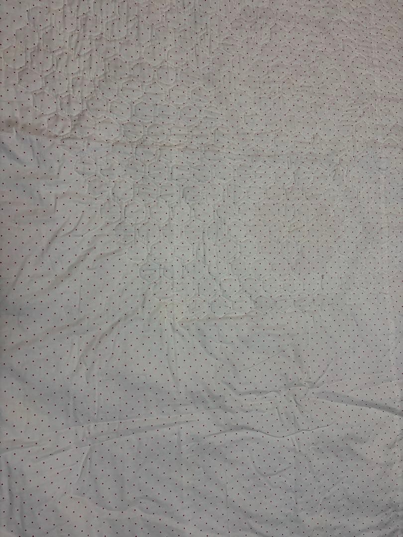 六角形花柄　キルト途中までしてます。約137cm x 170cm