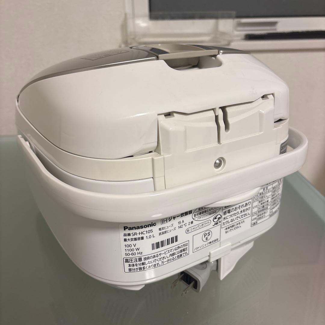 超美品 パナソニック Panasonic SR-HC105 IHジャー炊飯器