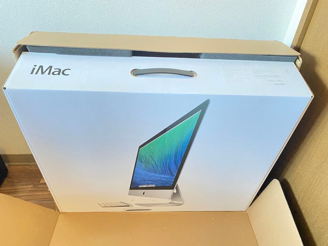 iMac 27インチ Late 2013 初期化済み 電源ケーブル付 元箱あり