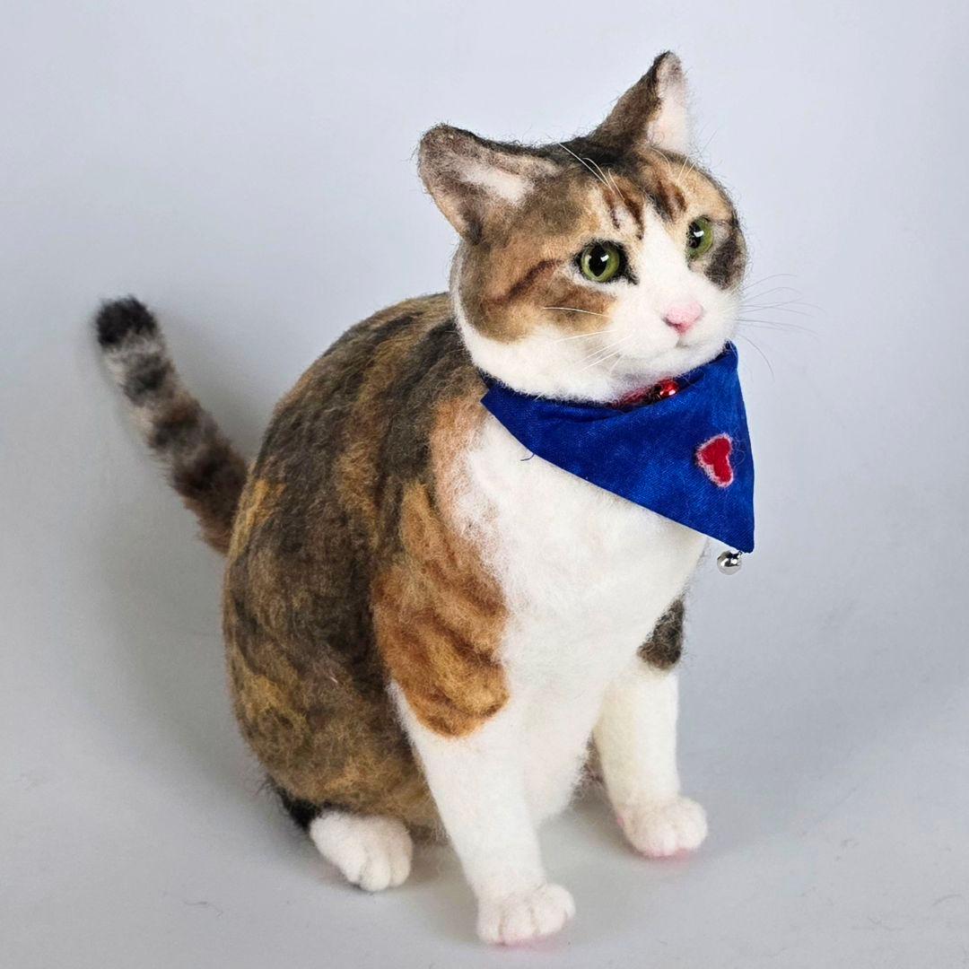 うちの子風羊毛フェルト猫 ArIsA様オーダー