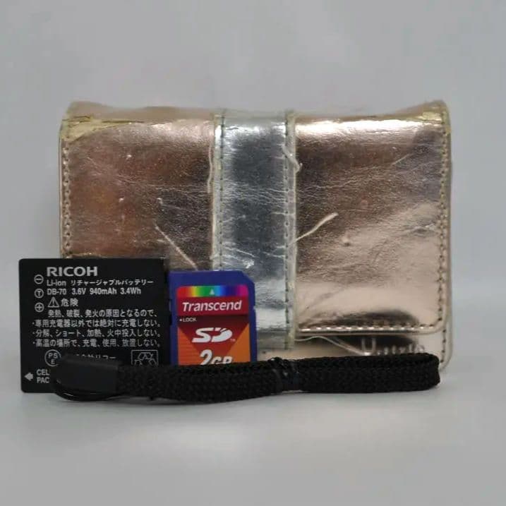 【動作ＯＫ】RICOH CX1 ピンク コンパクトデジタルカメラ