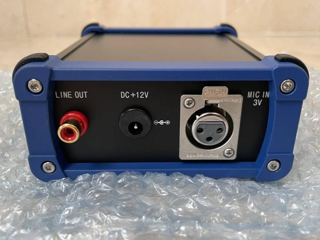 ウエタックス 防水マイク um-195A/PM-17BT ブルー