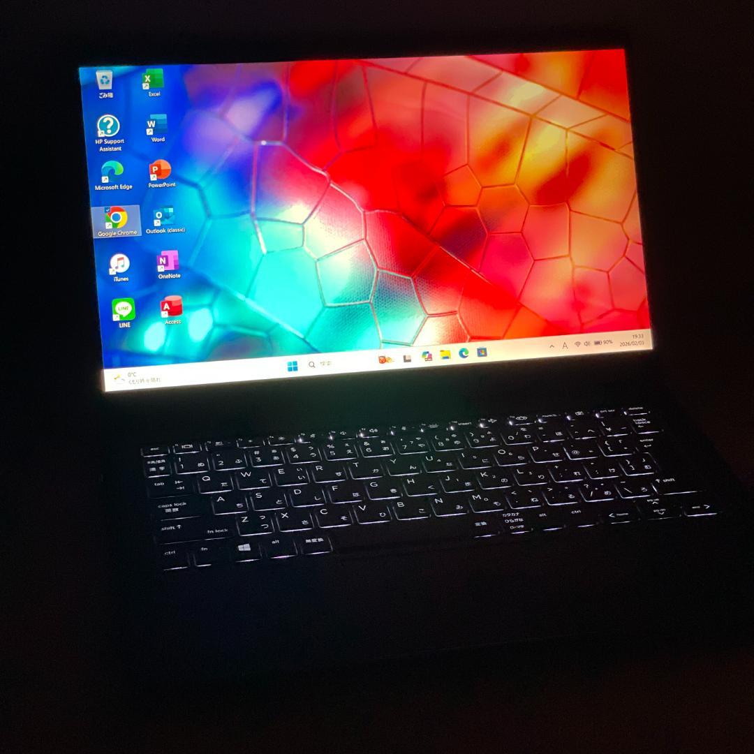 ★美品★HP Dragonfly G2 第11世代 i7 16GB タッチ PC