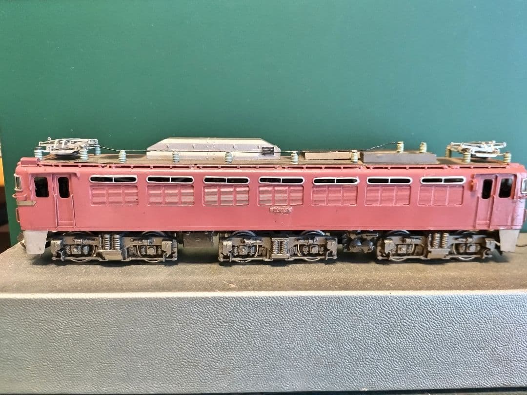 HOゲージ EF81-34交直両用電気機関車　真鍮製未塗装キット素人組立品