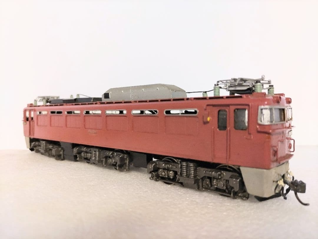 HOゲージ EF81-34交直両用電気機関車　真鍮製未塗装キット素人組立品