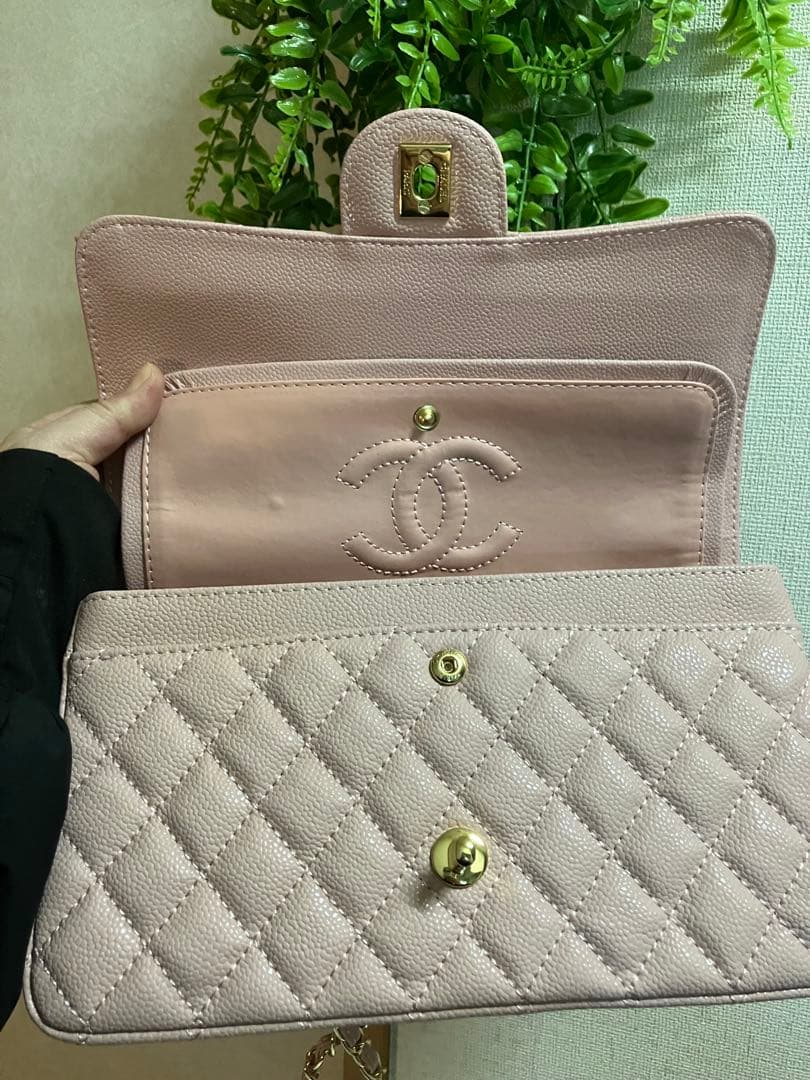 CHANEL マトラッセ　ショルダー　ピンク　シリアル　ノベルティ　コレが最後