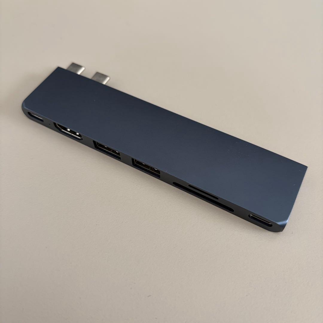 M2 MacBook Air ミッドナイト 256GB SATECHI HUB
