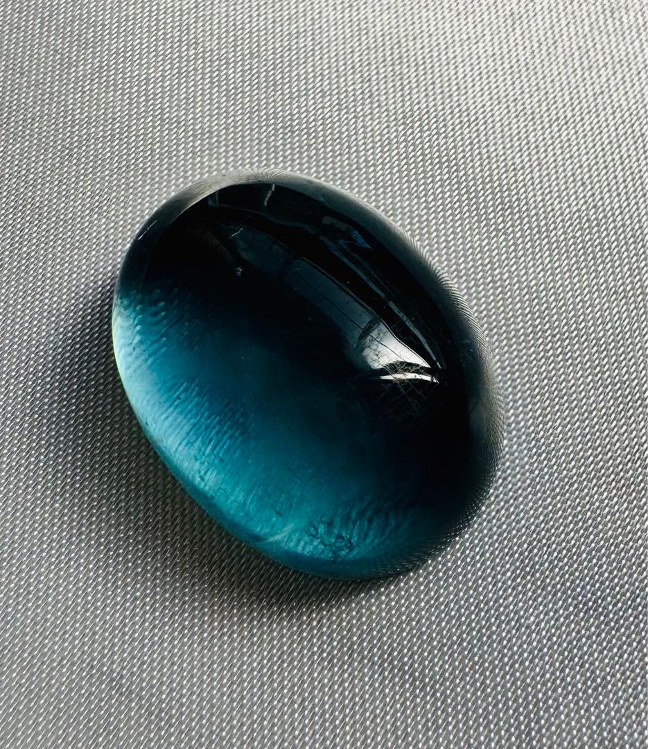 大粒❗️33.6ct！サンタマリアアクアマリン キャッツアイ