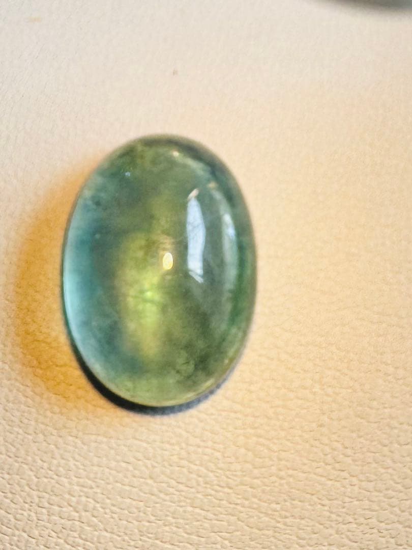 大粒❗️33.6ct！サンタマリアアクアマリン キャッツアイ