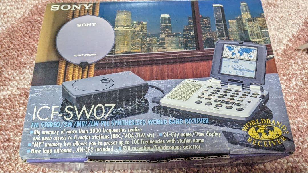 ラジオ・コンポ SONY ICF-SW07