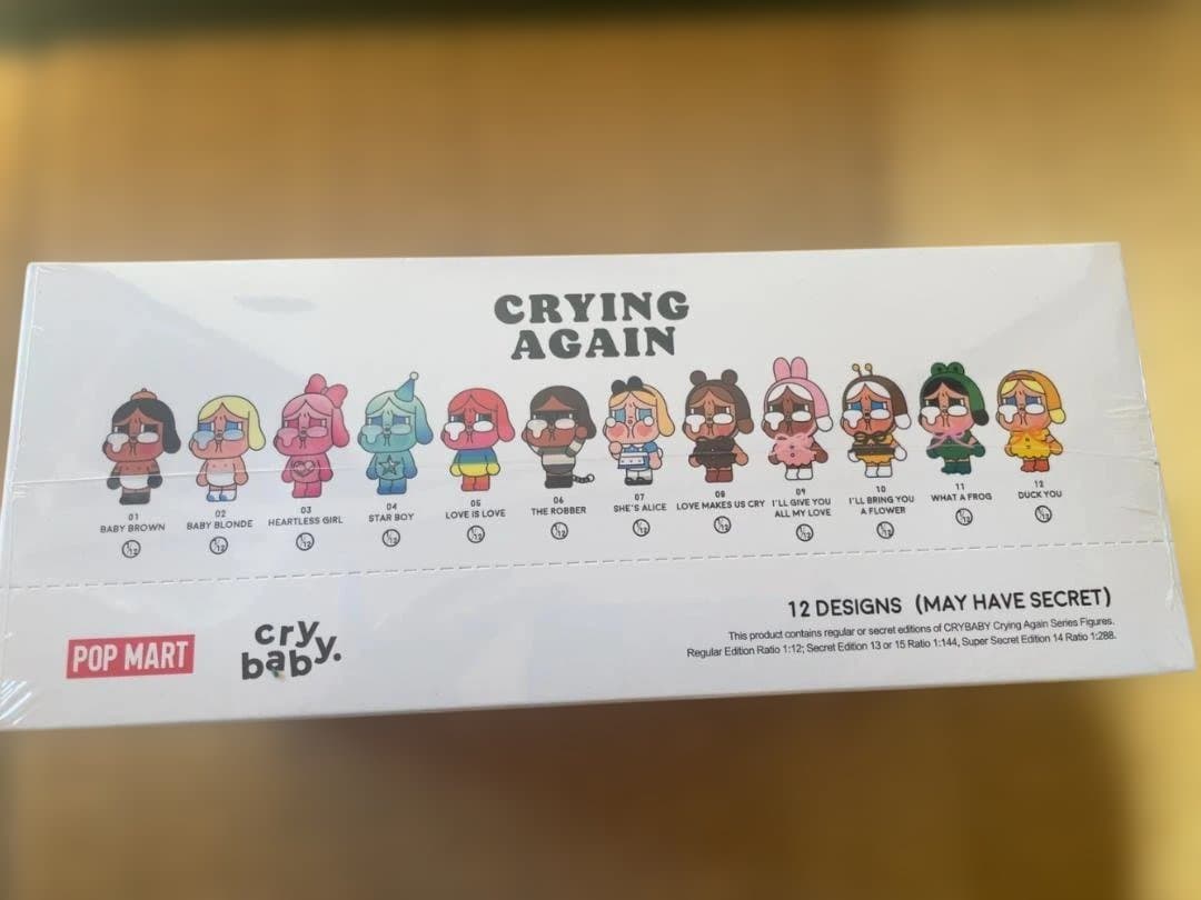 POP MART CRYBABY CRYING AGAIN　 フィギュア 未開封