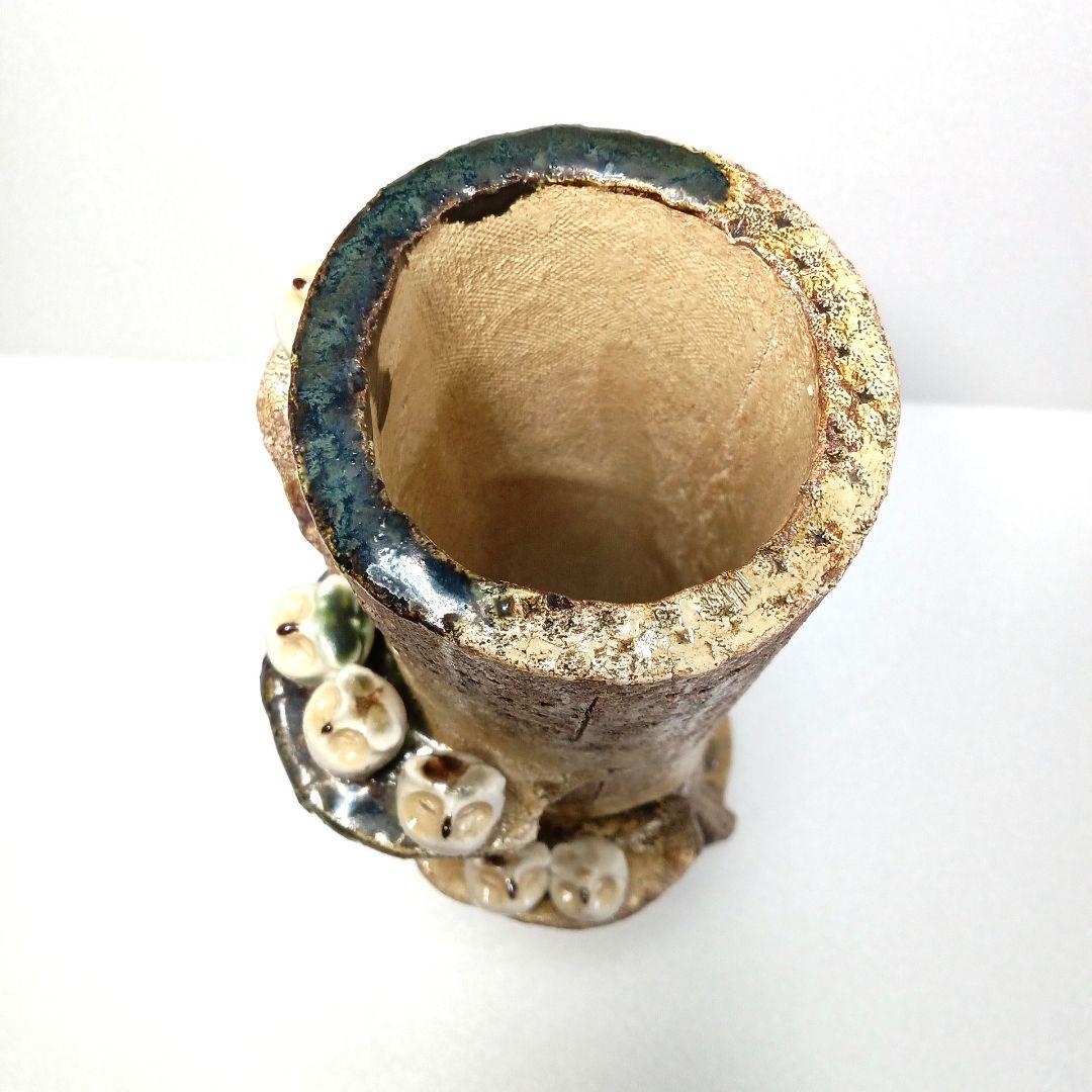 【新品未使用】幸福 の 鳥 フクロウ タワー 縁起物 花入