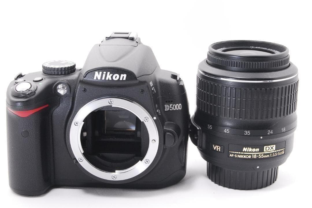 シャッター数1318回！ Nikon D5000 一眼レフカメラ スマホ転送