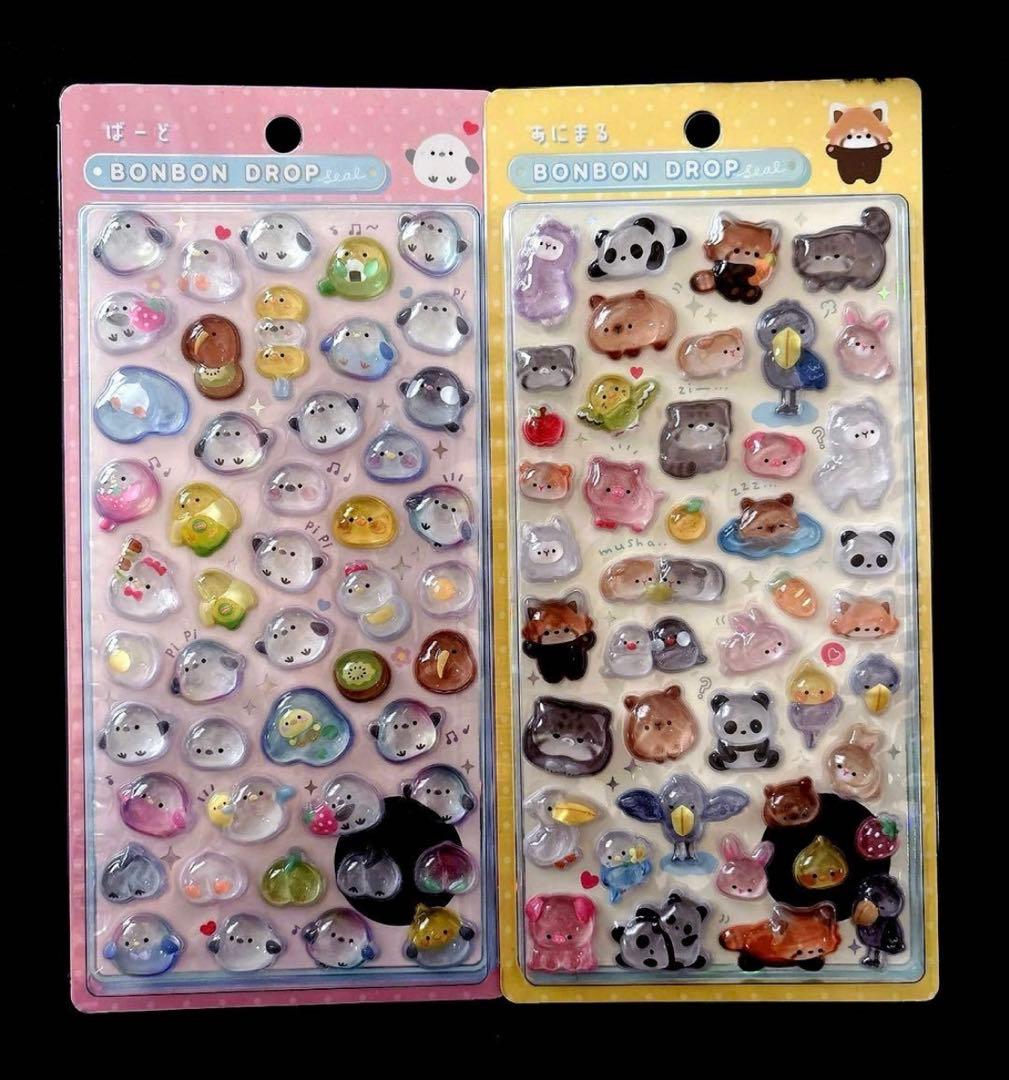 ボンボンドロップシール　正規品　イオン限定　あにまるꕤ︎︎きゃっとꕤ︎︎ボンドロ 4種