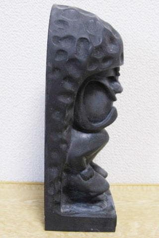 希少 ハワイ ビンテージ 天然黒珊瑚 TIKI ティキ 幸運の神 魔除け