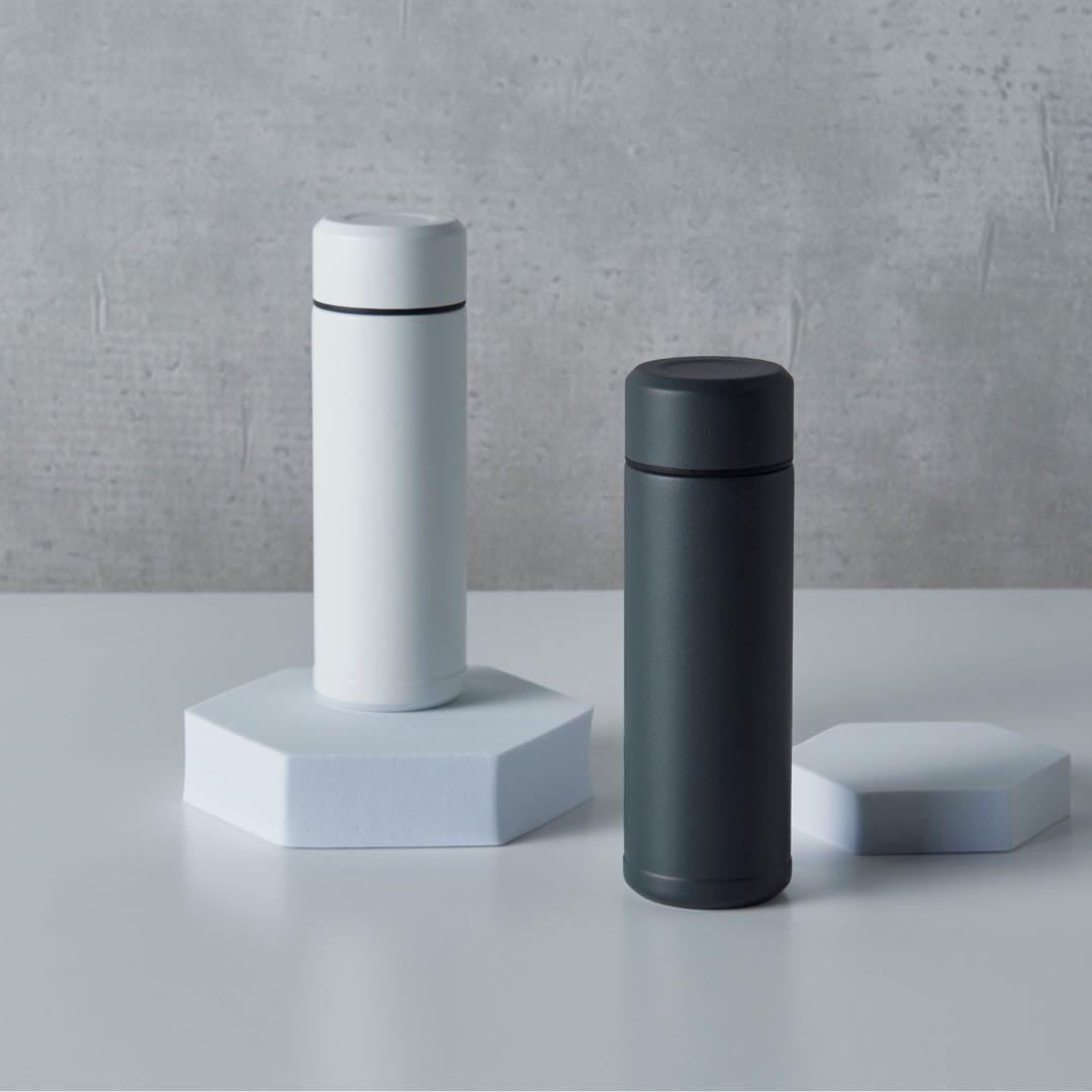 【新品未開封】CERAMUG ボトル　セラマグ　180ml×2 白&ダークグレー
