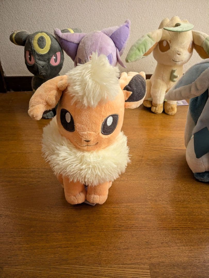 ポケモン アイラブイーブイ　ぬいぐるみ サンダース エーフィ シャワーズ