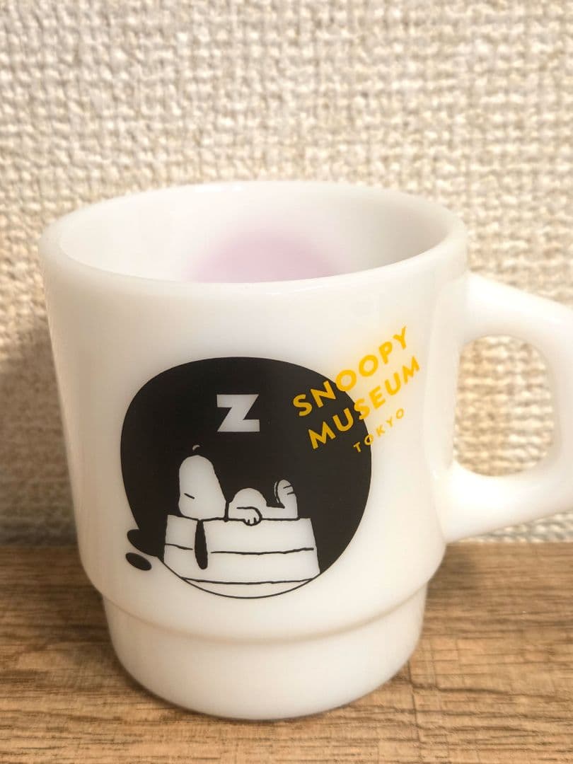 スヌーピーミュージアムTHE final限定 ファイヤーキングマグカップ