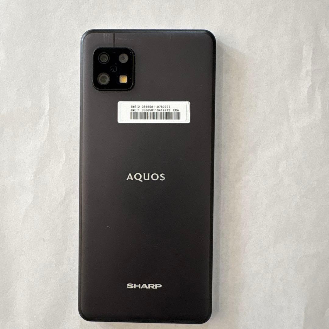 SHARP SIMフリースマホ AQUOS sense6 ブラック