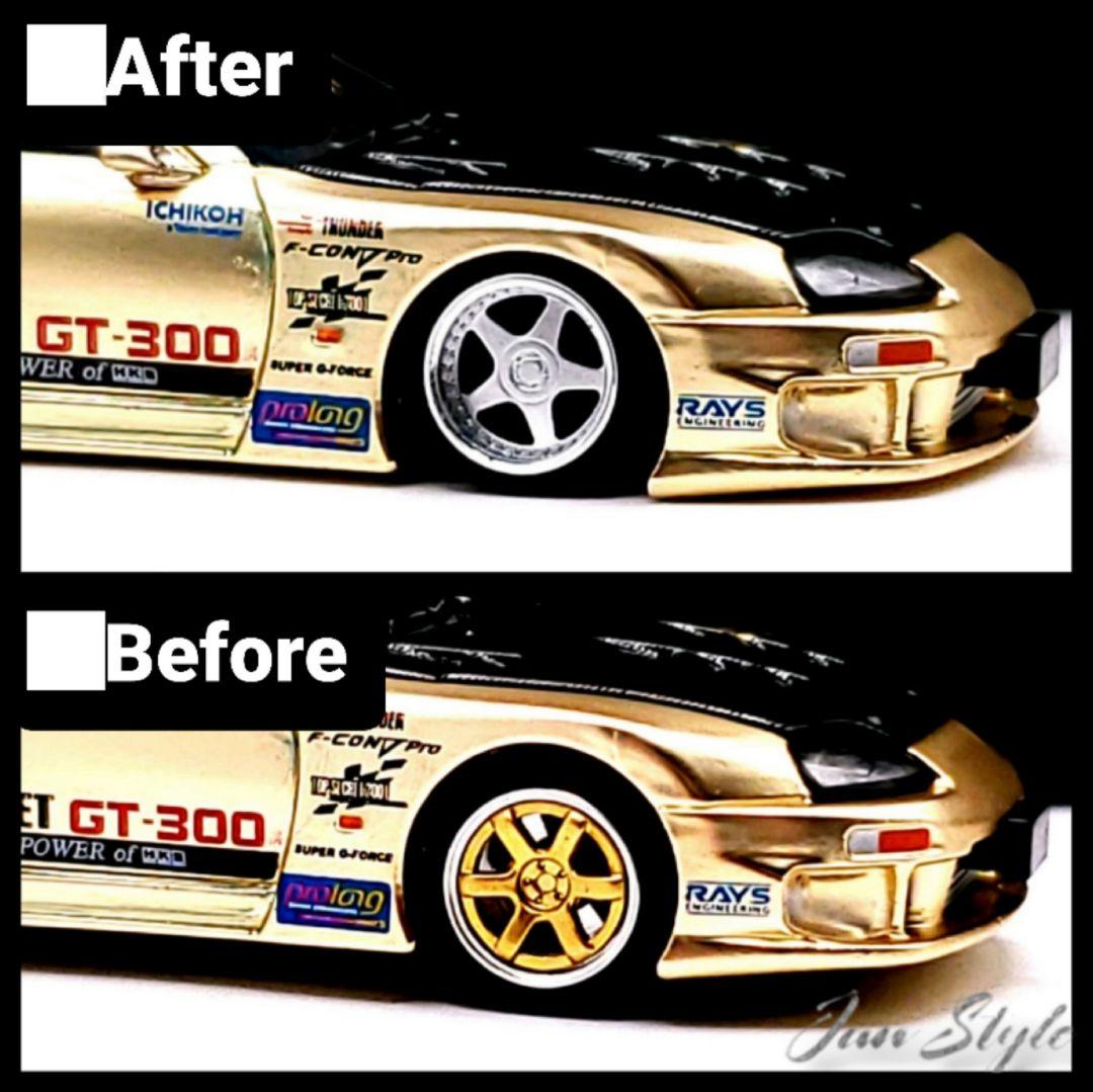 深リム改 1/64 TOPSECRET GT300 1995年展示風 カスタム品