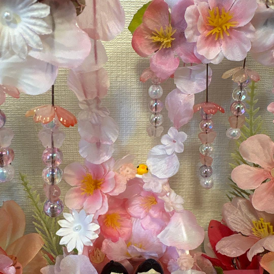 【一点もの】ひな☆桜の飾り