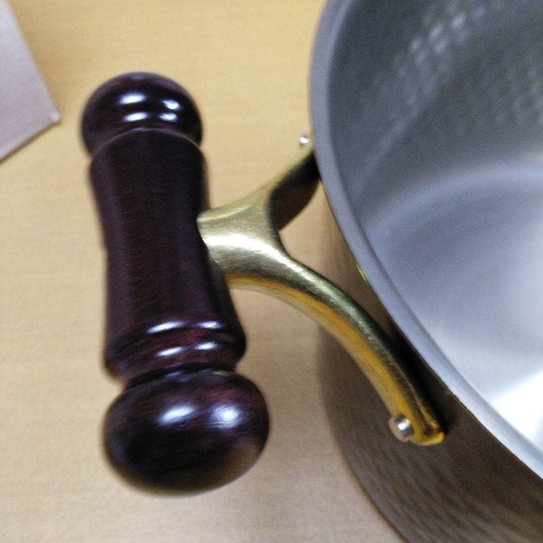 新光金属　深型両手鍋　銅鍋