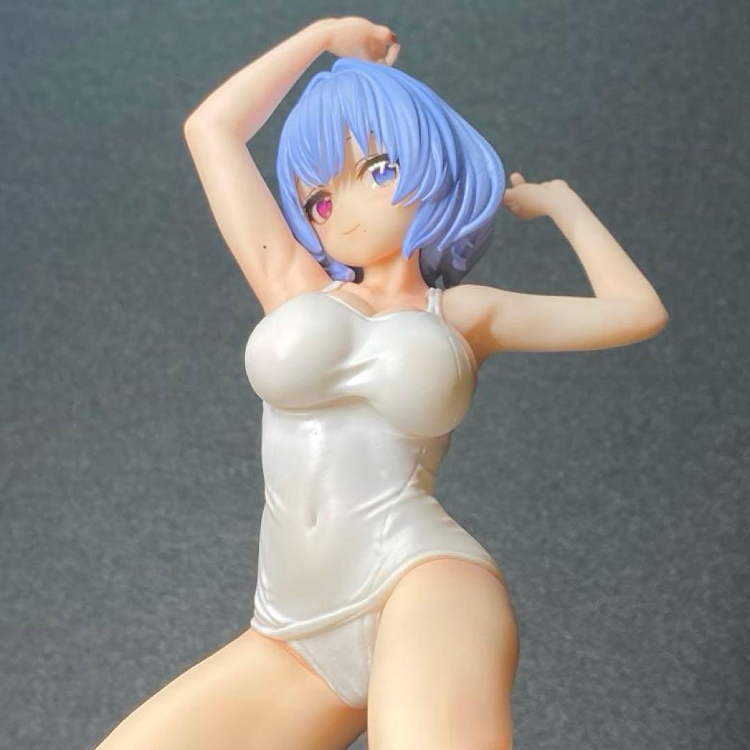 マリンちゃん 塗装済み完成品 フィギュア 水着 美少女 女の子 JK 白 女子