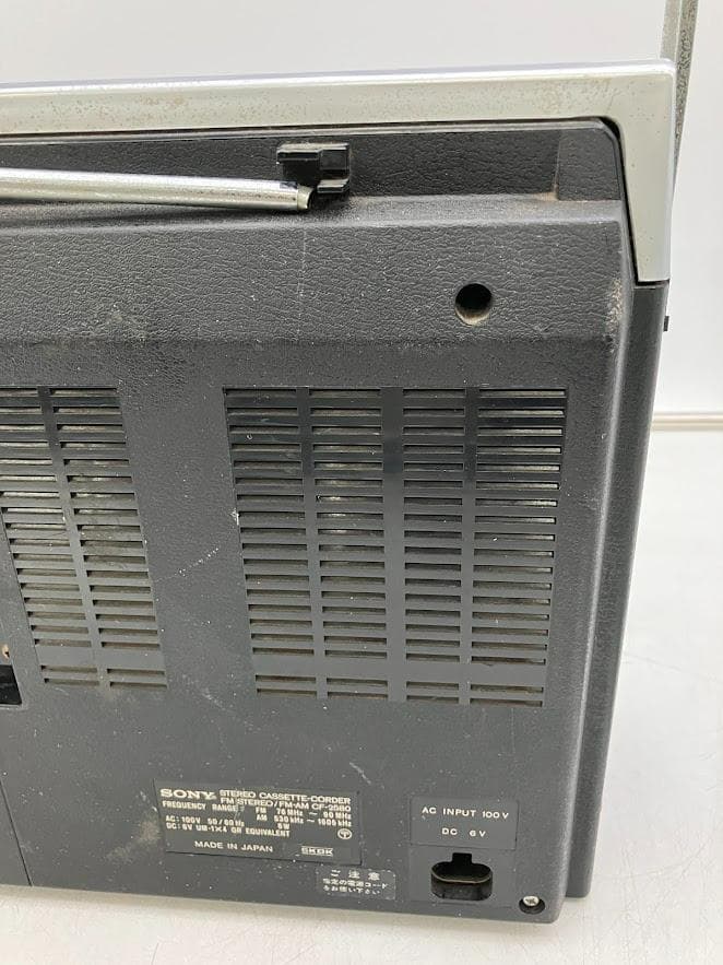 SONY STEREO カセットレコーダー　CF-2580　ジャンク品