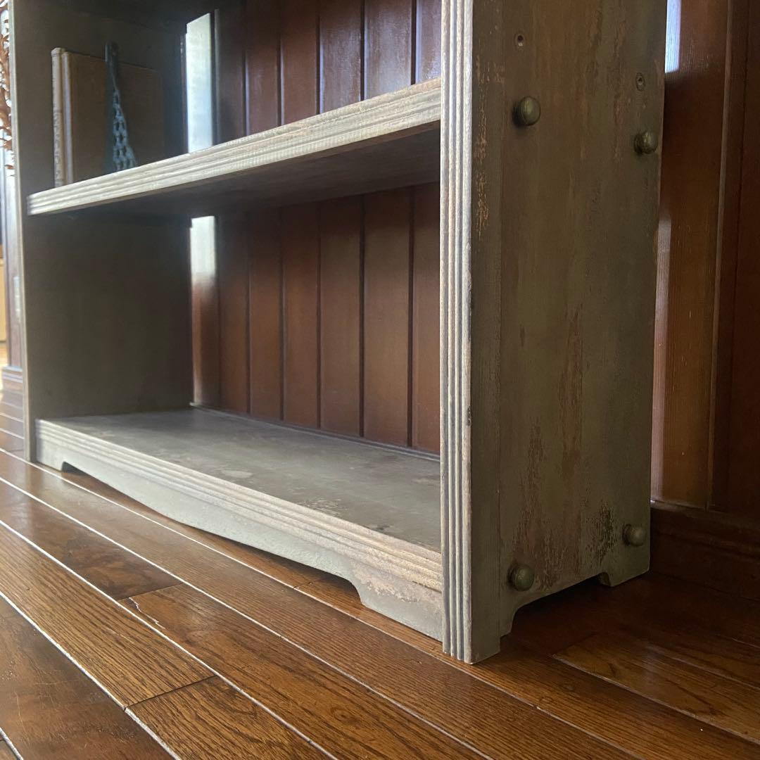 大正ロマン　本棚　アンティーク家具　オープンラック　ビンテージ