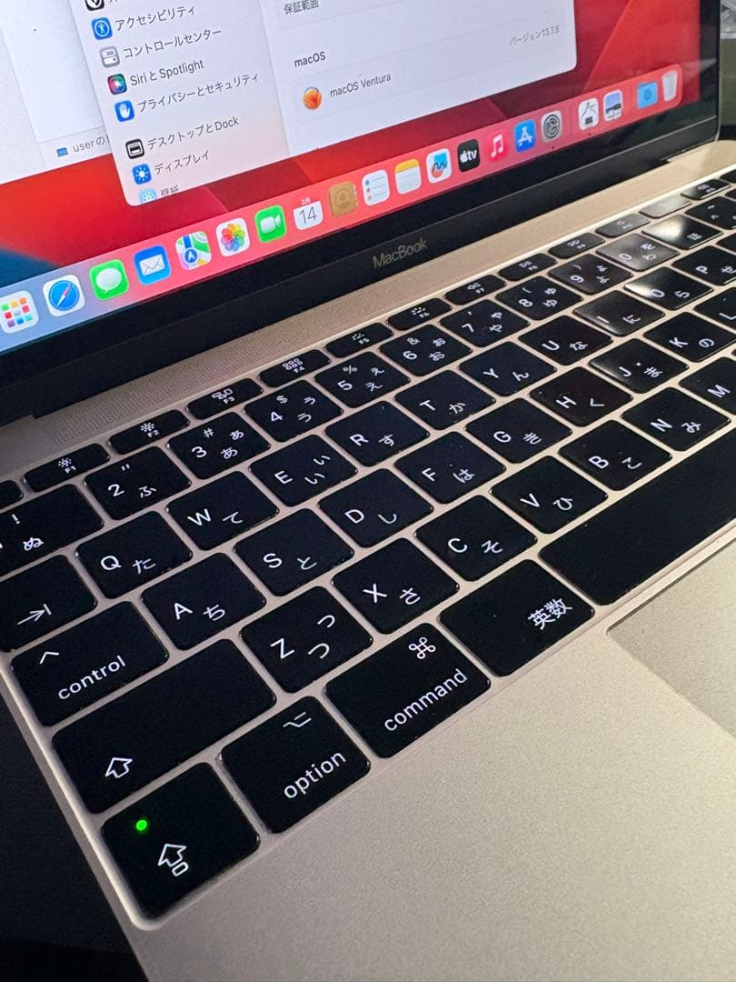 MacBook 12㌅ (2017) ゴールド A1534/m3/8G/256G