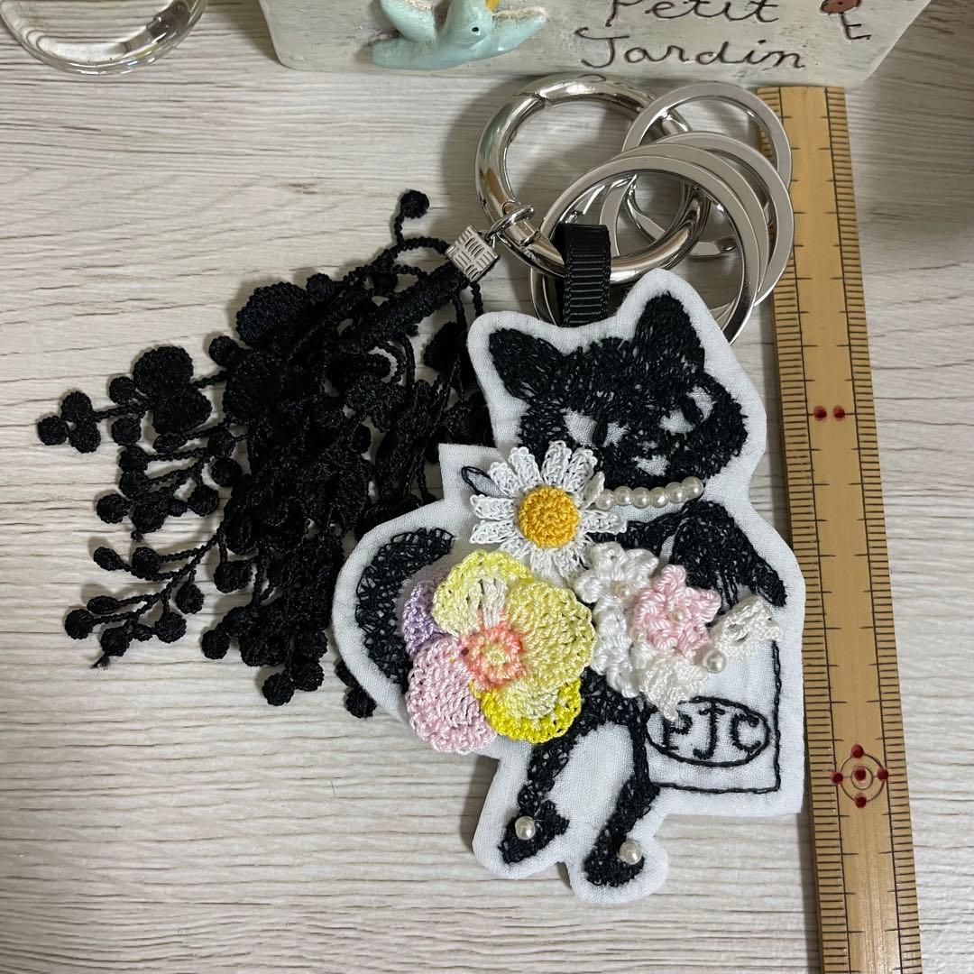 ハンドメイドチャームキーリング＊pjcクロッチくん　キーホルダー