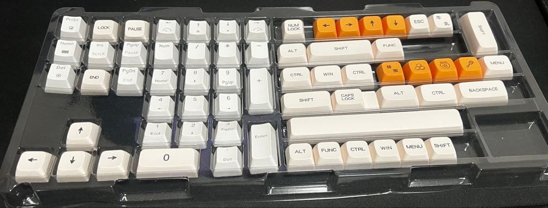  KLUDGE 100配列(RK100)キーボード 茶軸
