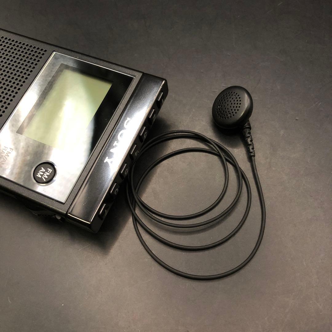 即決 SONY ソニー FM/AMラジオ SRF-R356 ブラック