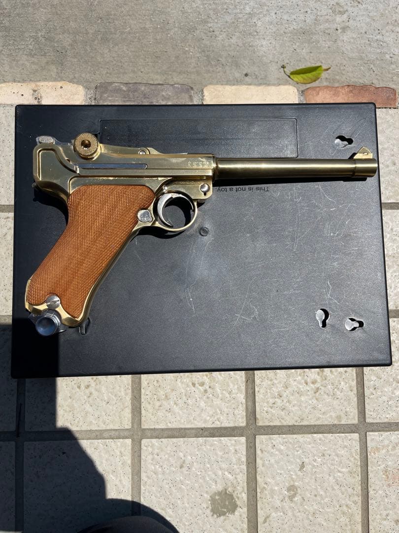 時田しろくま ルガーP08 マルシン　おまけPPK固定ガスGUN